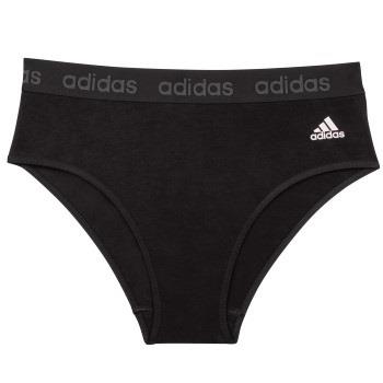 adidas Trosor Solid Cotton Bikini Style Brief Svart bomull Small Dam