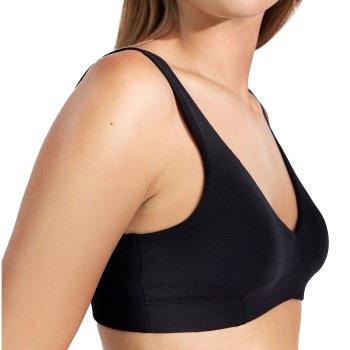 Bread and Boxers Padded Soft Bra BH Svart modal X-Large Dam