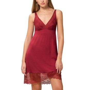 Triumph Lounge Me Amourette NDK New Fit Nightdress Röd viskos 40 Dam