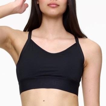 Kari Traa BH Fröya Wool Sports Bra Svart polyester Large Dam