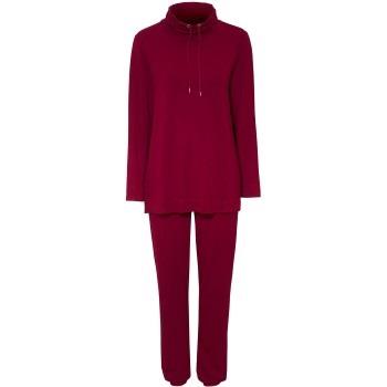 Damella Bamboo Frenchterry Suit Röd Bambu Large Dam