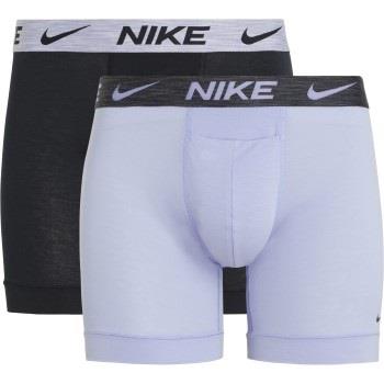 Nike Kalsonger 2P Dri-Fit ReLuxe Boxer Brief Lila/Svart Large Herr