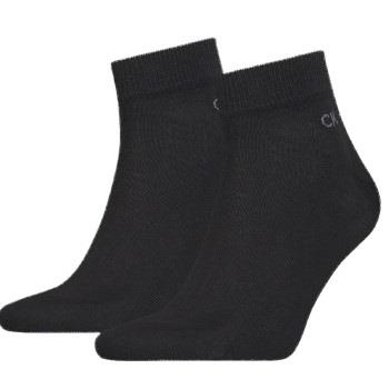 Calvin Klein Strumpor 2P Quarter Socks Svart Strl 43/46 Herr