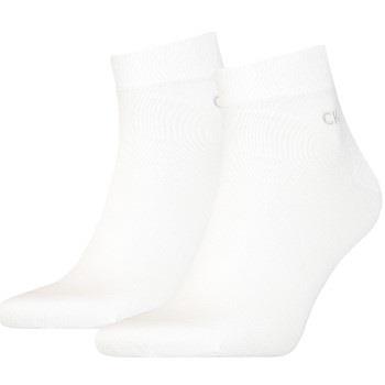 Calvin Klein Strumpor 2P Quarter Socks Vit Strl 39/42 Herr