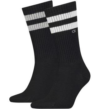 Calvin Klein Strumpor 2P Stripe Socks Svart Strl 39/42 Herr