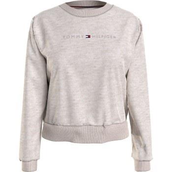 Tommy Hilfiger Tonal Logo Lounge Sweatshirt Beige Small Dam