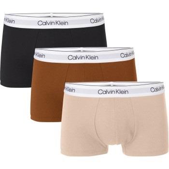 Calvin Klein Kalsonger 3P Modern Cotton Stretch Naturals Trunk Svart/b...