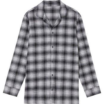 Calvin Klein Flannel Sleep LS Button Down Pyjama Rutig bomull Large He...