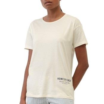 Marc O Polo Mix Program Crew Neck T-shirt Vit Small Dam