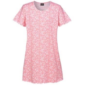 Trofe Sweet Flower Woman Dress Rosa Mönstrad bomull Medium Dam