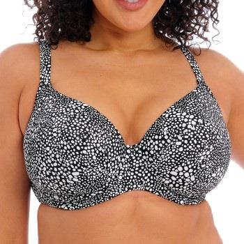 Elomi Pebble Cove Underwire Plunge Bikini Top Svart H 85 Dam