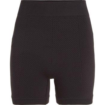 Calvin Klein Sport Seamless Knite Gym Shorts Svart polyamid Large Dam