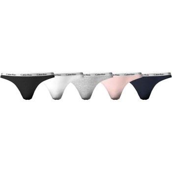 Calvin Klein Trosor 5P Carousel Cotton Classic Thongs Flerfärgad bomul...