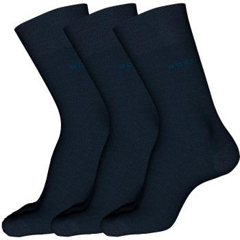 BOSS Strumpor 3P RS Finest Soft Cotton Sock Blå Strl 39/42 Herr