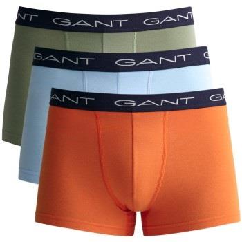 Gant Kalsonger 3P Cotton Trunks Orange bomull Medium Herr