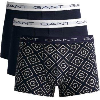 Gant Kalsonger 3P Icon G Trunk Marin bomull X-Large Herr