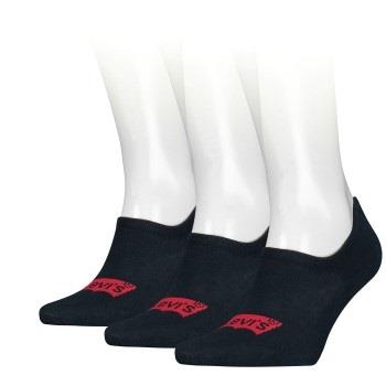 Levis Strumpor 3P Footie High Rise Batwing Logo Socks Marin Strl 39/42...