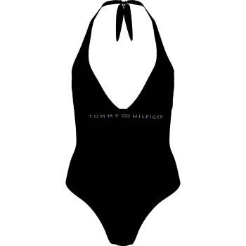 Tommy Hilfiger Halter One Piece Swimsuit Svart Large Dam