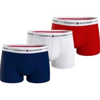 Tommy Hilfiger Kalsonger 3P Signature Essential Cotton Trunk Röd/Blå b...