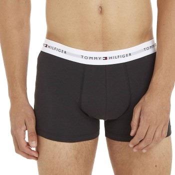 Tommy Hilfiger Kalsonger 3P Signature Essential Cotton Trunk Svart/Vit...