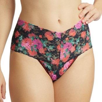 Hanky Panky Trosor Signature Lace Print Retro Thong Flerfärgad nylon O...