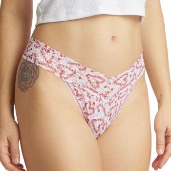 Hanky Panky Trosor Printed Original Rise Thong Vit Mönstrad nylon One ...