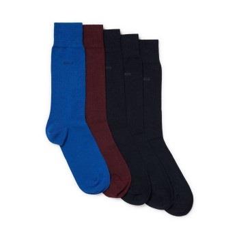 BOSS Strumpor 5P RS Uni Color CC Socks Blå/Orange Strl 39/42