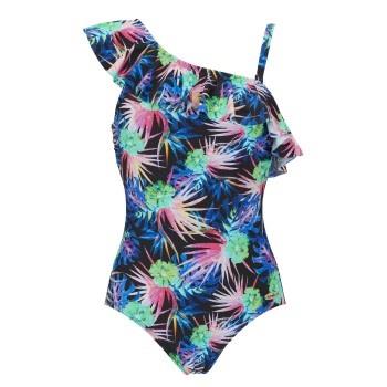 Damella Teresa Floral Swimsuit Flerfärgad 38 Dam