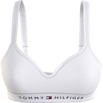 Tommy Hilfiger BH Bralette Lift Vit ekologisk bomull X-Large Dam