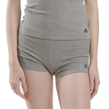 adidas Trosor Active Flex Ribbed Boxer Shorts Grå bomull Small Dam