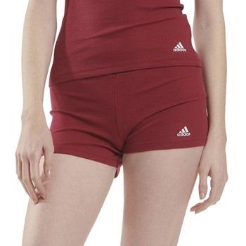 adidas Trosor Active Flex Ribbed Boxer Shorts Röd bomull Small Dam