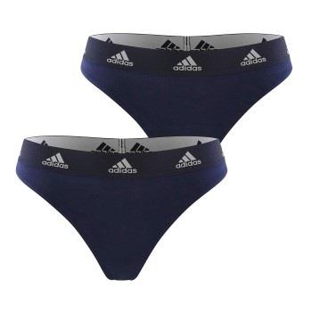 adidas Trosor 2P Underwear Brazilian Thong Marin bomull Medium Dam