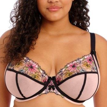 Elomi BH Carrie Underwire Plunge Bra Svart/Rosa L 75 Dam