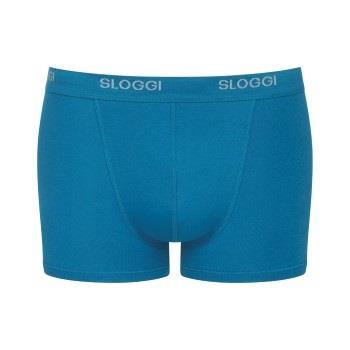 Sloggi Kalsonger For Men Basic Shorts Blå bomull Large Herr