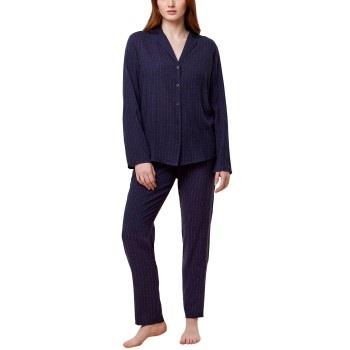 Triumph Boyfriend Fit Pyjamas PW Marin viskos 42 Dam