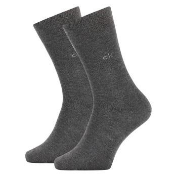 Calvin Klein Strumpor 2P Carter Casual Flat Knit Sock Mörkgrå Strl 39/...