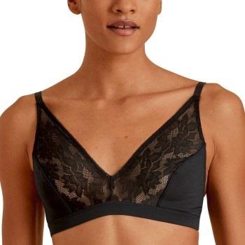 Calida BH Natural Skin Lace Bra Svart Medium Dam