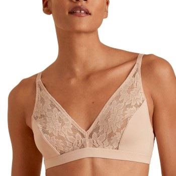 Calida BH Natural Skin Lace Bra Beige Medium Dam