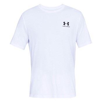 Under Armour Sportstyle LC Short Sleeve Vit Large Herr