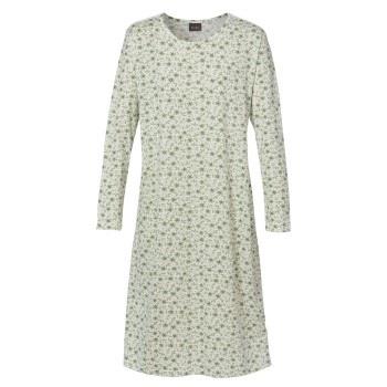 Trofe Bamboo Long Sleeve Dress Grön blommig Medium Dam