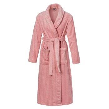 Trofe Braid Fleece Robe Rosa polyester XX-Large Dam