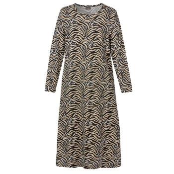 Trofe Zebra Long Sleeve Dress Flerfärgad bomull Medium Dam