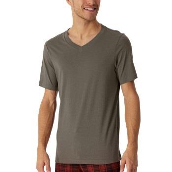 Schiesser Mix Plus Relax T Shirt Brun 54 Herr