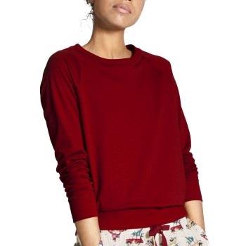 Calida Favourites Holidays Long Sleeve Shirt Röd bomull XX-Small Dam