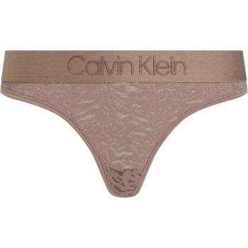 Calvin Klein Trosor Intrinsic Coordinate Thong Beige Medium Dam