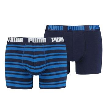 Puma Kalsonger 2P Heritage Stripe Boxer Marin Randig bomull X-Large He...