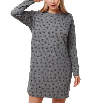 Triumph Endless Comfort Long Sleeve Nightdress Mörkgrå 38 Dam