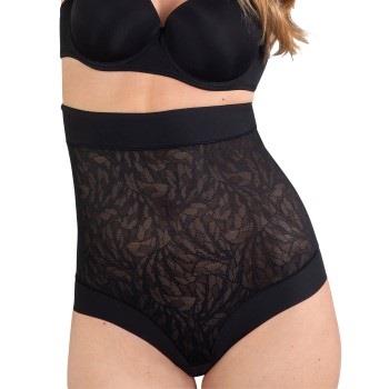 NATURANA Trosor High Shaping Lace Briefs Svart XX-Large Dam