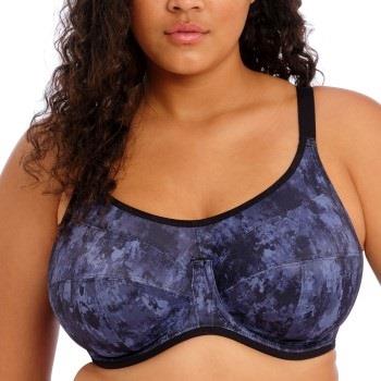 Elomi BH Energise Underwire Sport Support Bra Lila Mönster G 85 Dam