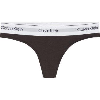 Calvin Klein Trosor Modern Cotton Naturals Thong Brun X-Large Dam